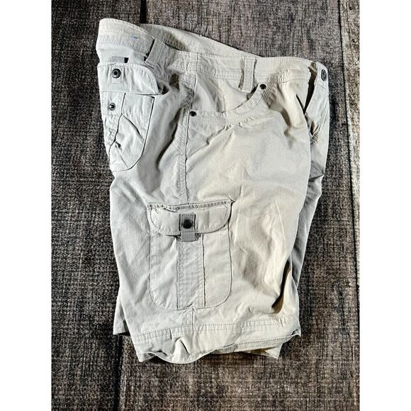 Kuhl Womens Slash 11" Shorts Size 8 Tan UPF 50 Splash Hiking 6084 - Picture 3 of 10